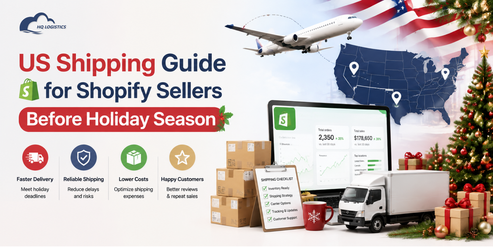 US Shipping Guide for Shopify Sellers Before Holiday Season