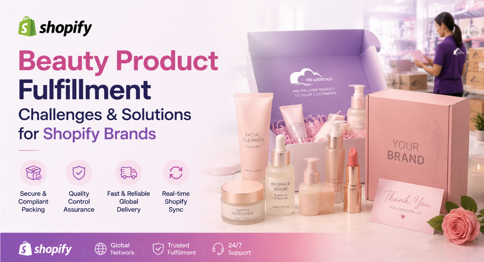 Beauty Product Fulfillment Challenges & Solutions for Shopify Brands