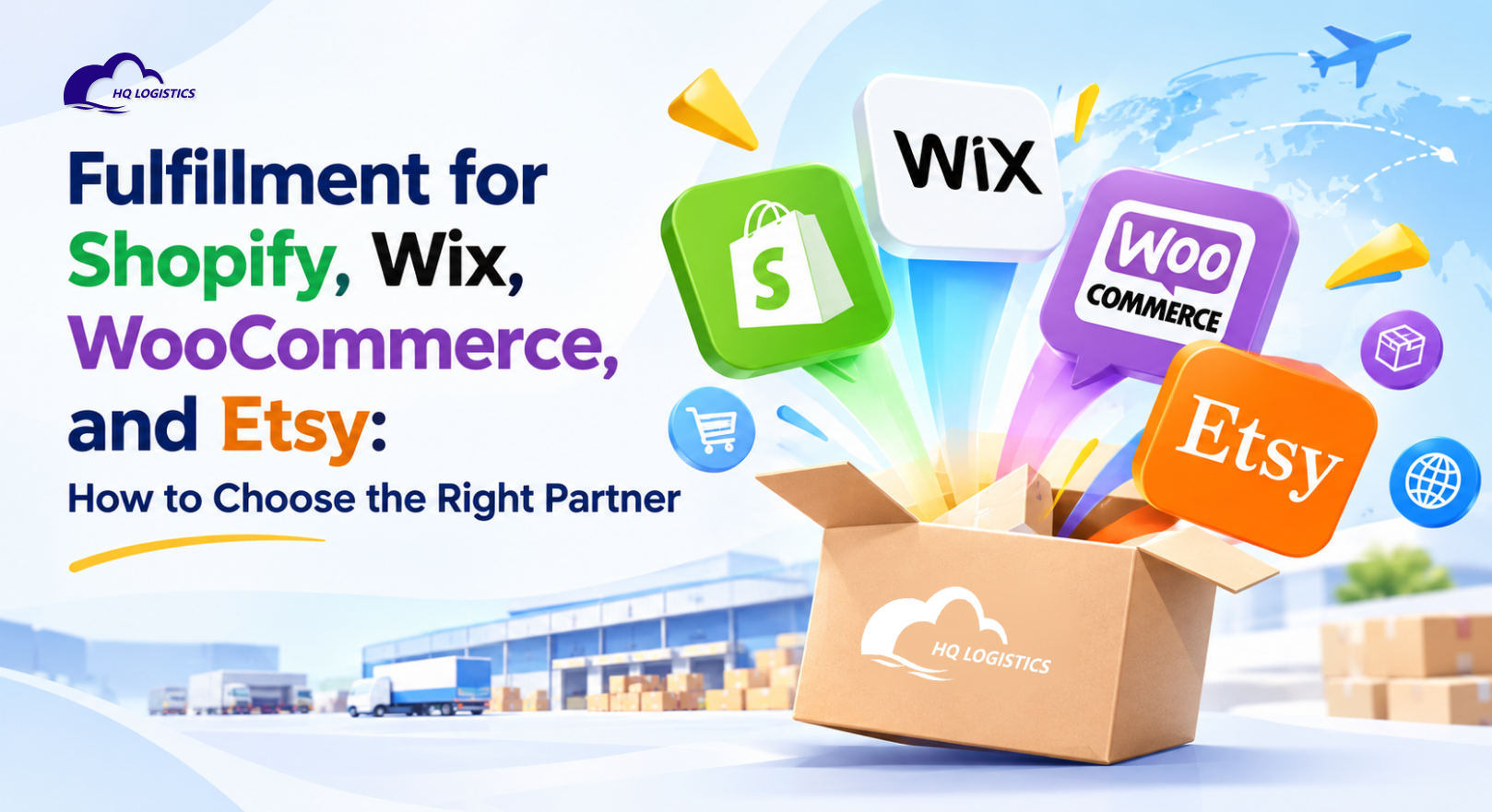 Fulfillment for Shopify, Wix, WooCommerce, and Etsy: How to Choose the Right Partner