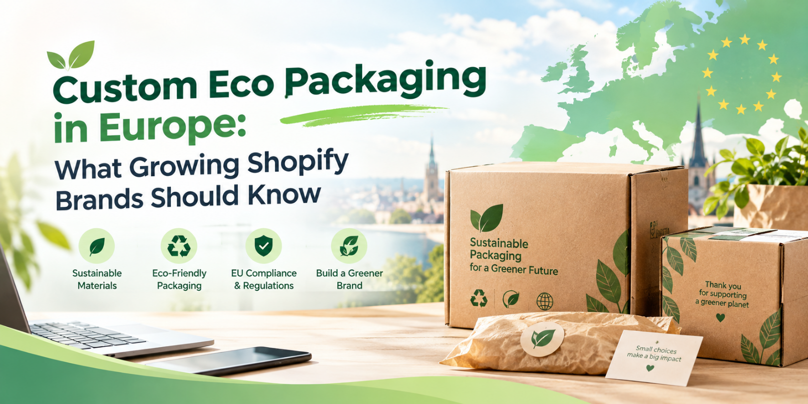 Custom Eco Packaging in Europe: What Growing Shopify Brands Should Know